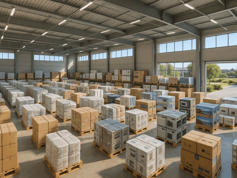 stockage de marchandises