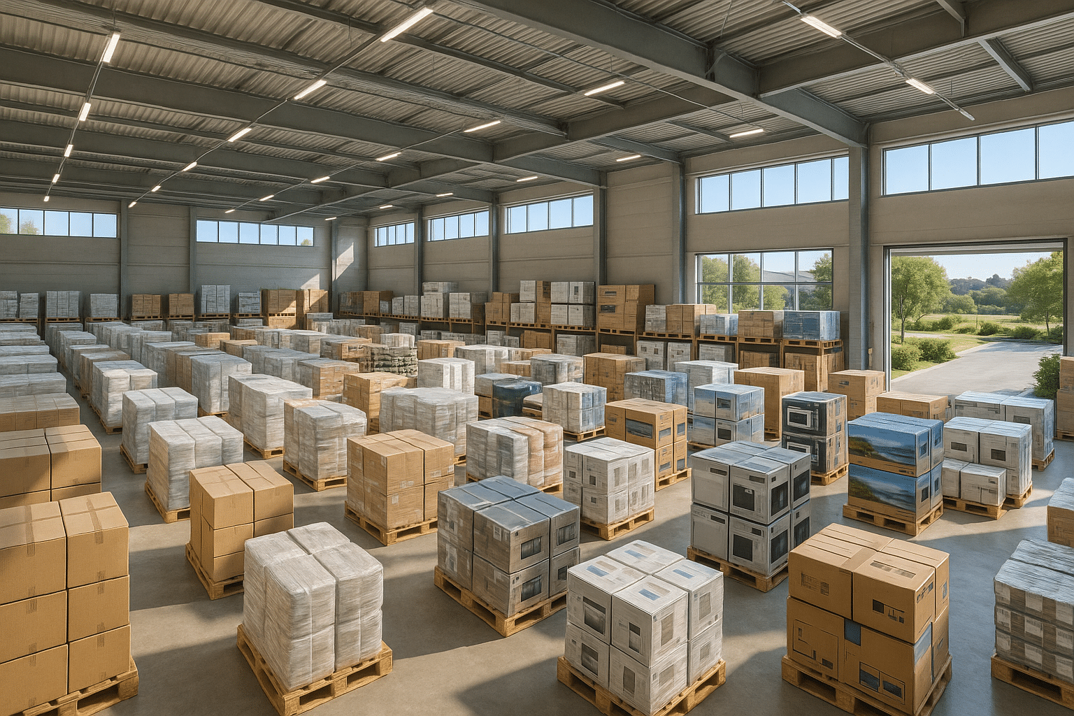 stockage de marchandises