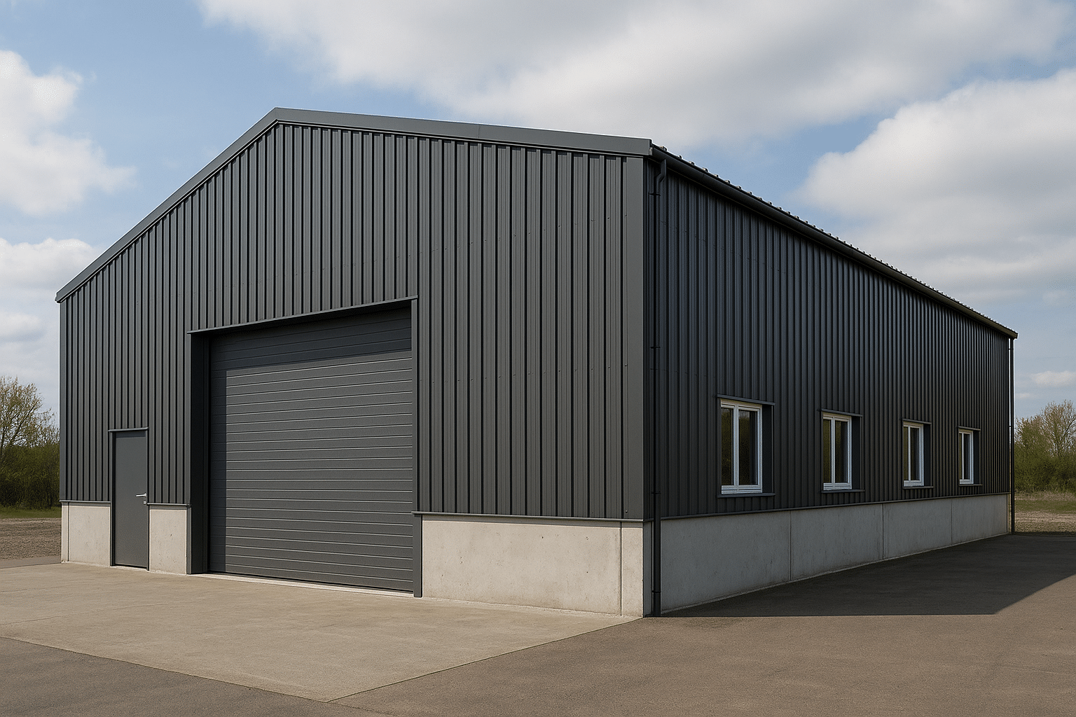 bâtiment industriel 400 m2